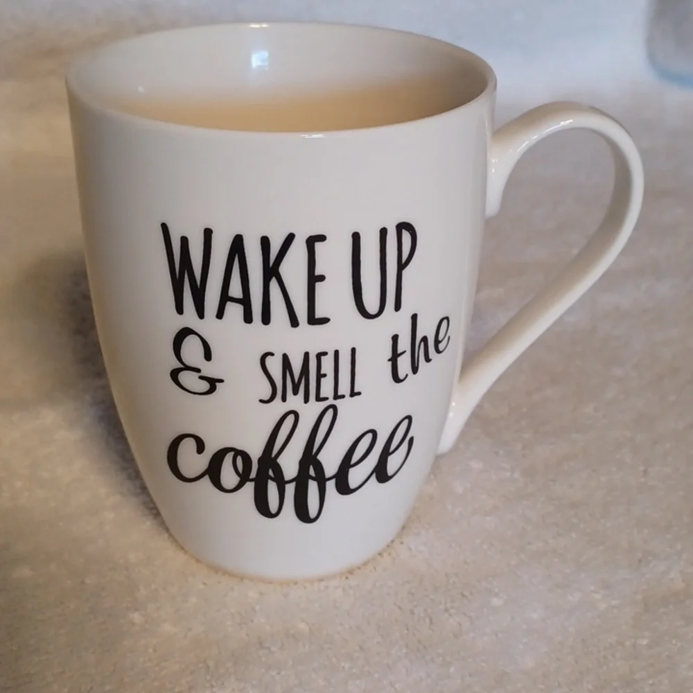 Coffee cup, coffee scented candle 7 oz. Candle
